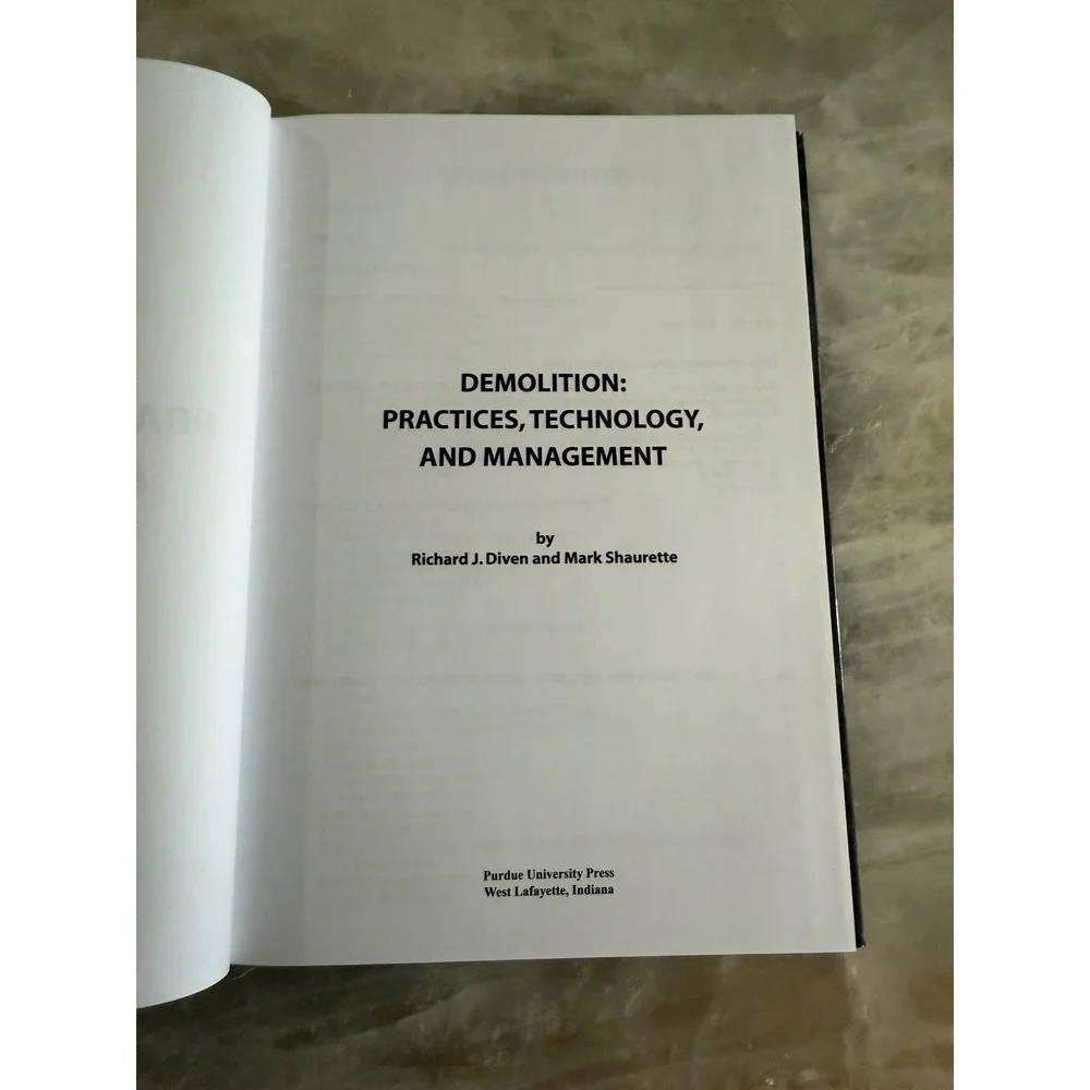 Demolition Practices Technology And Management  Hardcover Richard Diven‎